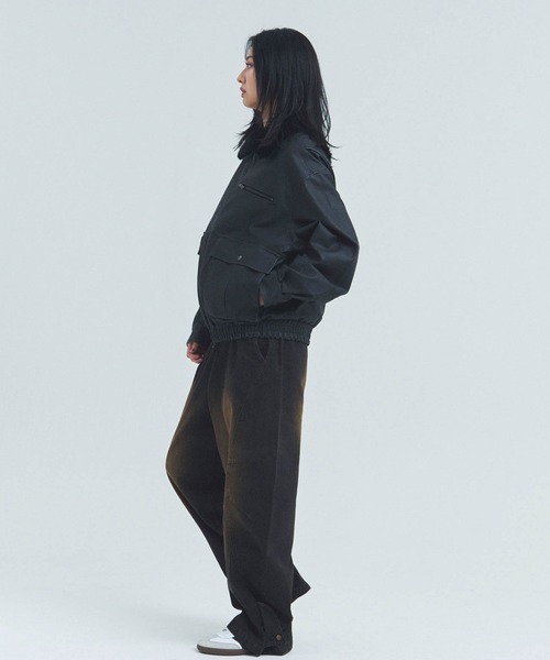 JACKROSE(ジャックローズ)の「JE-ビンテージPU 衿ファー脱着フライトブルゾン(ブルゾン・メンズ・ブラック/ブラウン・M/L)」の15枚目の写真