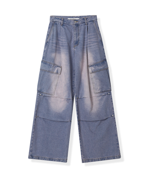 AVANDRESS（アバンドレス ）の「Side Big Cargo Pants LIGHT CAMO（デニムパンツ・レディース・ライトカーキ・SMALL/MEDIUM/LARGE/X-SMALL/XX-SMALL）」の14枚目の写真