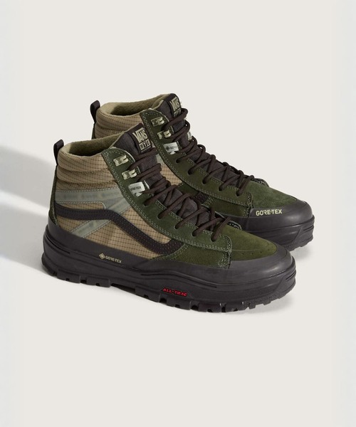 VANS(バンズ)の「スケートハイ GORE-TEX インシュレーテッド / MTE Sk8-Hi Gore-Tex Insulated VN000DARF871(スニーカー・メンズ・カーキ・7.5/8/10/10.5/11/12/11.5/8.5/9/9.5)」の2枚目の写真