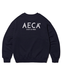 AECA SIGNATURE SWEAT SHIRT-NAVY