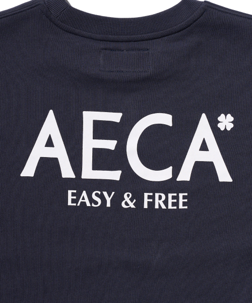 AECA（エイカ）の「AECA SIGNATURE SWEAT SHIRT-NAVY（スウェット・レディース・その他・LARGE/X-LARGE/SMALL/MEDIUM）」の8枚目の写真