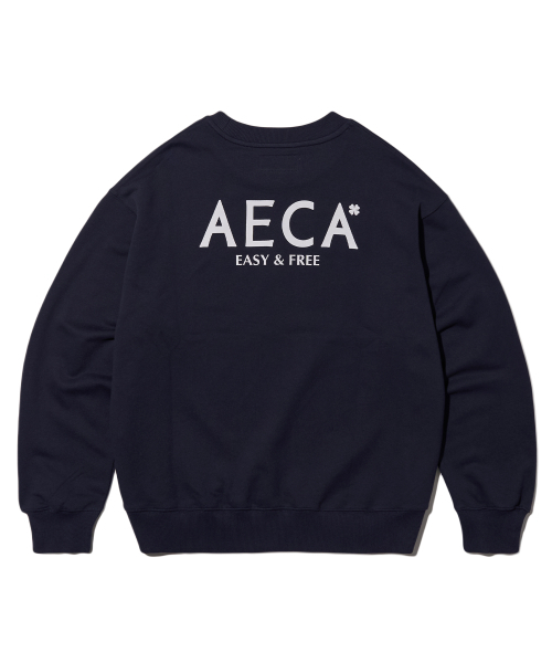 AECA（エイカ）の「AECA SIGNATURE SWEAT SHIRT-NAVY（スウェット・レディース・その他・LARGE/X-LARGE/SMALL/MEDIUM）」の7枚目の写真