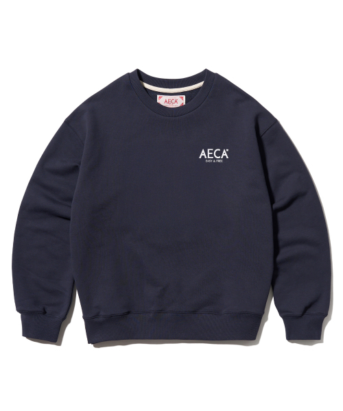 AECA（エイカ）の「AECA SIGNATURE SWEAT SHIRT-NAVY（スウェット・レディース・その他・LARGE/X-LARGE/SMALL/MEDIUM）」の5枚目の写真