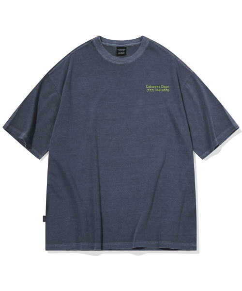 CPGN STUDIO(コンパーニョ)の「キャッツアイピグメント半袖Tシャツダークブルー(Tシャツ/カットソー・レディース・その他・MEDIUM/LARGE)」の2枚目の写真