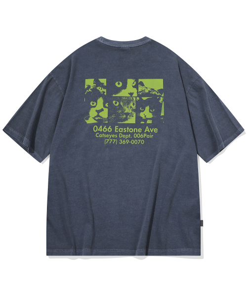 CPGN STUDIO(コンパーニョ)の「キャッツアイピグメント半袖Tシャツダークブルー(Tシャツ/カットソー・レディース・その他・MEDIUM/LARGE)」の3枚目の写真