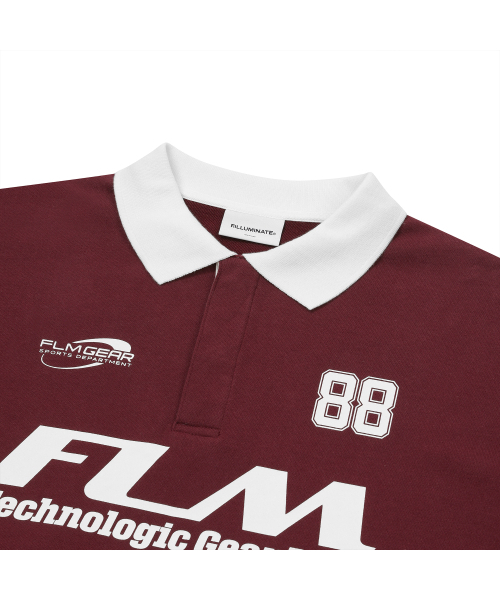 F.ILLUMINATE(フィルミネイト)の「FLM ビッグロゴスウェットシャツ-ワイン(スウェット・レディース・その他・LARGE/SMALL/MEDIUM)」の7枚目の写真