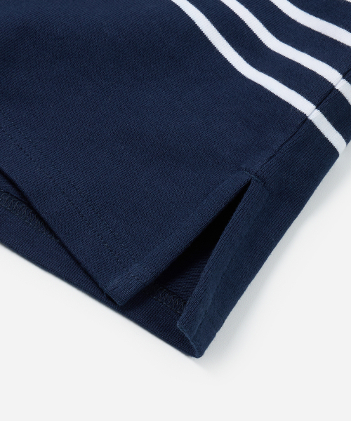 FRIZMWORKS(フリズムワークス)の「PATCH STRIPE BOAT NECK 004 _ NAVY(Tシャツ/カットソー・メンズ・その他・SMALL/MEDIUM/LARGE/X-LARGE)」の6枚目の写真