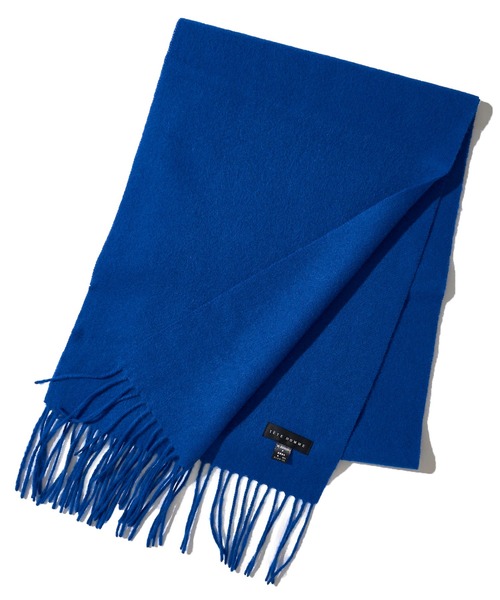 TETE HOMME（テットオム）の「【WEB限定】カシミア混 ソリッドマフラー（マフラー・メンズ・ブラック/ワイン/グレー/ブルー・FREE）」の7枚目の写真