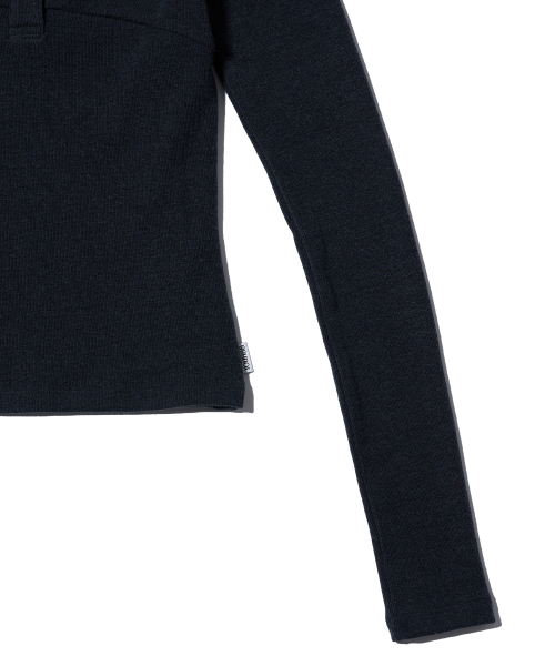 YOUHEE（ユヒ）の「STUD DETAILED HOODIE LONG SLEEVE CHARCOAL（パーカー・レディース・その他・SMALL/MEDIUM）」の6枚目の写真
