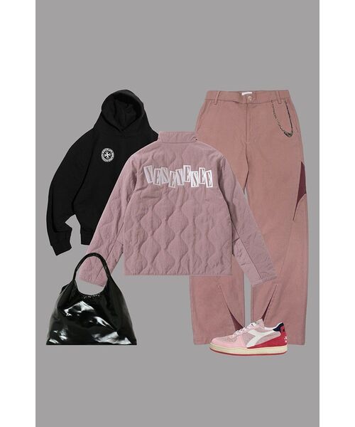 PUNCH DRUNK PARTIES（パンチドランクパーティーズ）の「Circle Logo Oversized Hoodie (BLACK)（パーカー・メンズ・その他・1/2/0/3）」の10枚目の写真