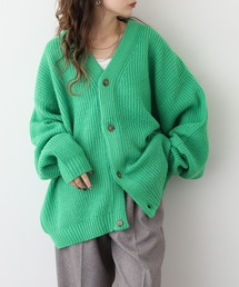 FUNALIVE（ファンアライブ）の「モヘアタッチ起毛オーバサイズVニットカーディガン（カーディガン/ボレロ・メンズ）」