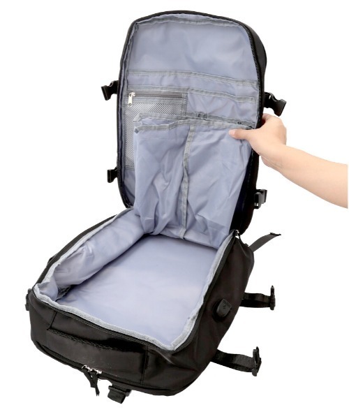 BACKYARD FAMILY(バックヤードファミリー)の「リュック 旅行カバン pmybag35(バックパック/リュック・レディース・ホワイト系その他2/ホワイト系その他/ブラック/パープル/ブルー/ピンク/ベージュ・FREE)」の18枚目の写真