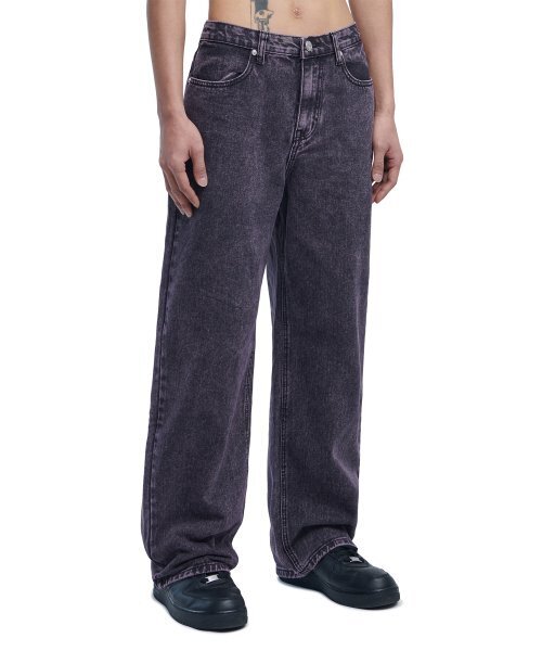 NOMANUAL(NOMANUAL)の「SEMIWIDE DENIM PANTS - DEEP PURPLE(デニムパンツ・レディース・その他・LARGE/MEDIUM/SMALL/X-SMALL)」の1枚目の写真