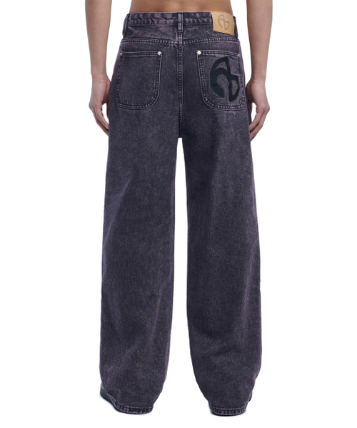 NOMANUAL(NOMANUAL)の「SEMIWIDE DENIM PANTS - DEEP PURPLE(デニムパンツ・レディース・その他・LARGE/MEDIUM/SMALL/X-SMALL)」の3枚目の写真