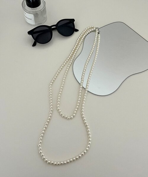 prose verse(プロズヴェール)の「ロングパールネックレス(ネックレス・レディース・アイボリー・FREE)」の3枚目の写真