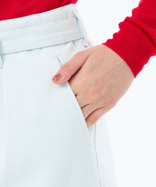MACKINTOSH PHILOSOPHY(マッキントッシュ フィロソフィー)の「【WEB&一部店舗限定】ベルテッドデニムパンツ(デニムパンツ・レディース・ブルー/グレー・40/38/36)」の5枚目の写真