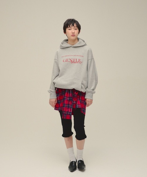 eL（エル）の「【eL】2Way Check Big Collar Shirt/613131（シャツ/ブラウス・レディース・レッド系その他/グリーン系その他・FREE）」の8枚目の写真