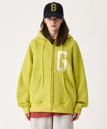 G-logo hood zip-up_Butter cup