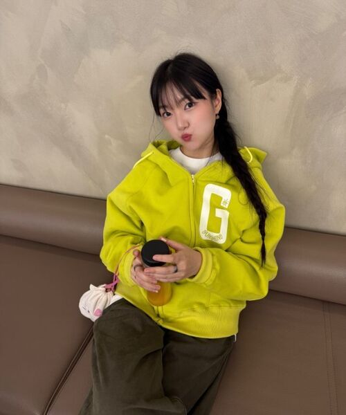 GOLDEN SNSHINE(ゴールデン サンシャイン)の「G-logo hood zip-up_Butter cup(パーカー・メンズ・その他・MEDIUM/LARGE)」の5枚目の写真