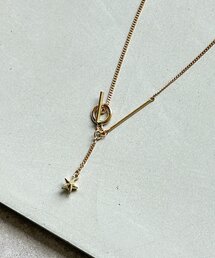 Thevon（ゼボン）の「【heilly】トグルモチーフデザインネックレス（リング）」