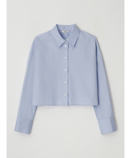RMRN(アルエームアルエヌ)の「R CLASSIC CROP SHIRT(シャツ/ブラウス・レディース・ホワイト/スカイブルー/ベージュ・FREE)」の5枚目の写真