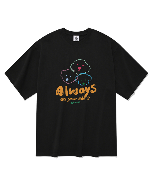 RADINEO(ラディネオ)の「オールウェイズ 半袖Tシャツ ブラック(Tシャツ/カットソー・メンズ・その他・LARGE/X-LARGE/SMALL/MEDIUM)」の1枚目の写真