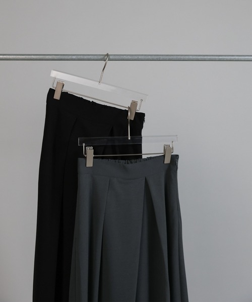 select MOCA Et（セレクトモカエト）の「【Et】Relaxd Wrap Wide-Leg Pants（その他パンツ・レディース・ブラック/グレー・LARGE/MEDIUM）」の12枚目の写真