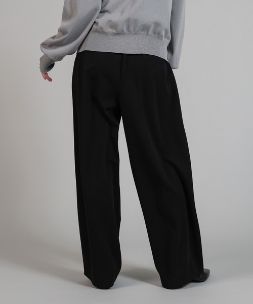 select MOCA Et（セレクトモカエト）の「【Et】Relaxd Wrap Wide-Leg Pants（その他パンツ・レディース・ブラック/グレー・LARGE/MEDIUM）」の14枚目の写真