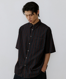 ENDOOR（エンドア）の「Vintage check 1/2 shirt (vtg red)（シャツ/ブラウス）」