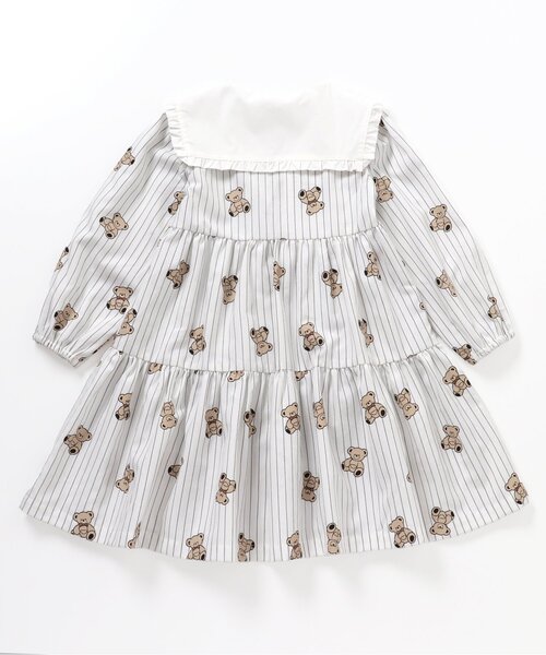 apres les cours（アプレレクール）の「tiny bear フォーマルワンピース（ワンピース・キッズ・ネイビー/ストライプ・80/90/100/110/120）」の19枚目の写真