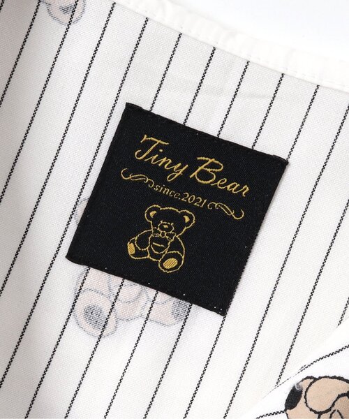 apres les cours（アプレレクール）の「tiny bear フォーマルワンピース（ワンピース・キッズ・ネイビー/ストライプ・80/90/100/110/120）」の20枚目の写真