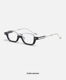 2CUBE（トゥキューブ）の「Underlock(Black-silver)（メガネ）」