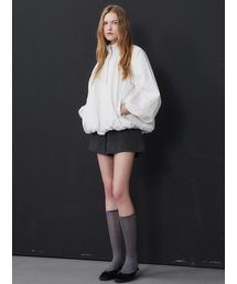 LETQSTUDIO（レチケットスタジオ）の「ギャザー付きボリュームジャケット, チョーク（その他アウター）」