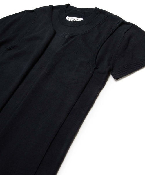 MM6 Maison Margiela（ｴﾑｴﾑｼｯｸｽ ﾒｿﾞﾝ ﾏﾙｼﾞｪﾗ）の「MM6 Maison Margiela(エムエムシックス メゾン マルジェラ)Kids & Junior 半袖ロンパース（ワンピース・キッズ・ブラック・14Y/12Y/16Y）」の3枚目の写真