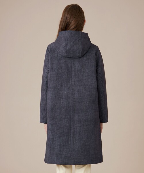 MACKINTOSH LONDON（マッキントッシュ ロンドン）の「【CHRYSTON/クリストン】デニムプリントソロタフタコート（その他アウター・レディース・ネイビー・38/40）」の2枚目の写真