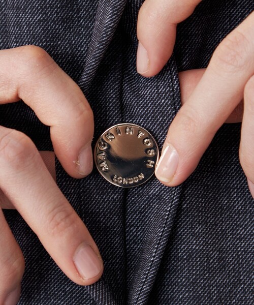 MACKINTOSH LONDON（マッキントッシュ ロンドン）の「【CHRYSTON/クリストン】デニムプリントソロタフタコート（その他アウター・レディース・ネイビー・38/40）」の9枚目の写真