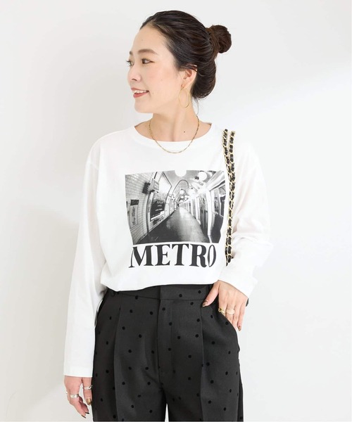 B.C STOCK(ベーセーストック)の「《追加》【WEB限定】MCL/エムシーエル 別注 ロゴ L/S TEE(Tシャツ/カットソー・レディース・ホワイト/ホワイト系その他・FREE)」の13枚目の写真