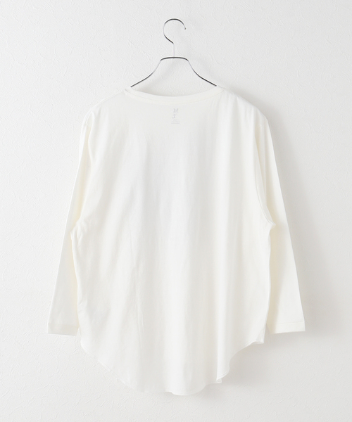 B.C STOCK(ベーセーストック)の「《追加》【WEB限定】MCL/エムシーエル 別注 ロゴ L/S TEE(Tシャツ/カットソー・レディース・ホワイト/ホワイト系その他・FREE)」の17枚目の写真
