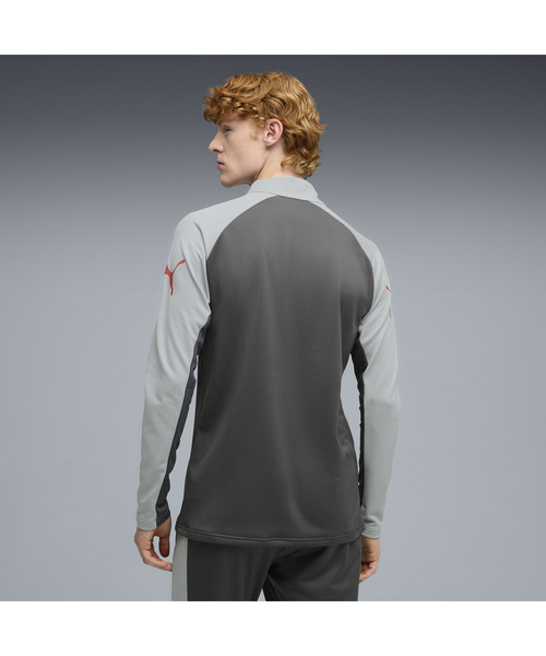 PUMA(プーマ)の「PUMA プーマ メンズ サッカー INDIVILIGA 1/4 ジップトップ(Tシャツ/カットソー・メンズ・グレー系その他2/ブラック・SMALL/MEDIUM/X-LARGE/LARGE/XX-LARGE)」の14枚目の写真