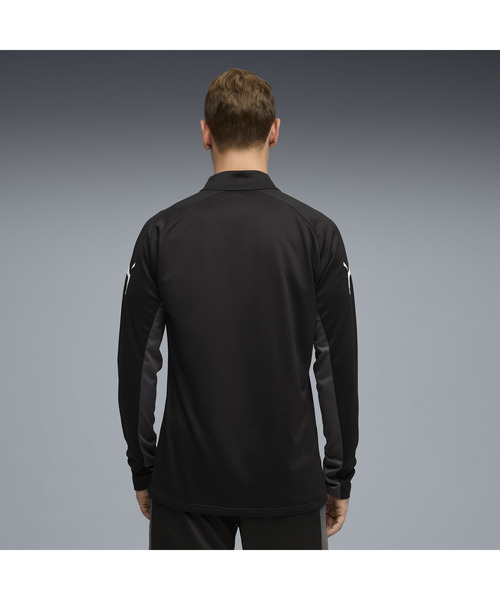 PUMA(プーマ)の「PUMA プーマ メンズ サッカー INDIVILIGA 1/4 ジップトップ(Tシャツ/カットソー・メンズ・グレー系その他2/ブラック・SMALL/MEDIUM/X-LARGE/LARGE/XX-LARGE)」の6枚目の写真