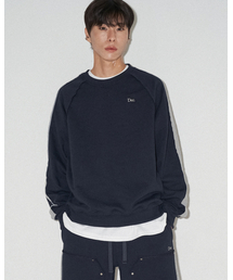 DECEMBER TEN（ディセンバーテン）の「ラグランパネルスウェットシャツダークネイビーラージ（スウェット）」