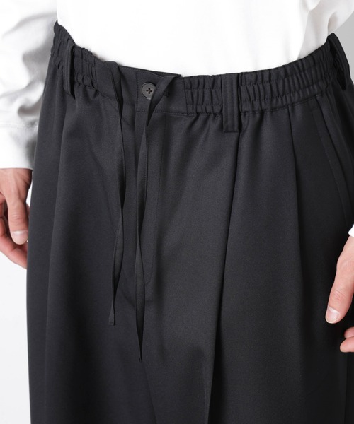 NANO universe（ナノユニバース）の「「大人のワイドパンツ」ドライギャバワイドイージースラックス（スラックス・メンズ・チャコール/ブラック/ライトベージュ/カーキ・M/S/L）」の21枚目の写真