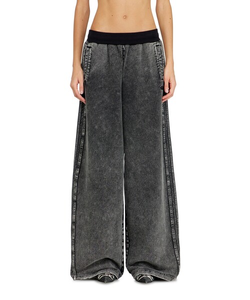 DIESEL(ディーゼル)の「ウィメンズ パンツ P-ZENIA-S1(スウェットパンツ・レディース・ブラック系その他・LARGE/SMALL/MEDIUM/XX-SMALL/X-SMALL)」の4枚目の写真