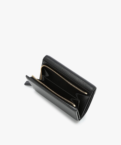 レザー 三つ折り ウォレット 'The b.' ABW02-01（財布）｜agnes b