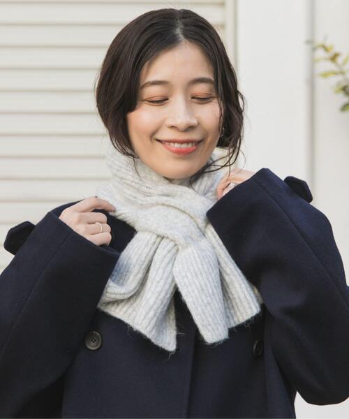 URBAN RESEARCH DOORS（アーバンリサーチドアーズ）の「ニットティペット（ストール/ショール・レディース・ベージュ/グレー・ONE）」の9枚目の写真