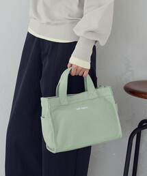 MONO COMME CA（モノコムサ）の「キャンバスミニトート（トートバッグ）」