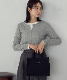 MONO COMME CA（モノコムサ）の「キャンバスミニトート（トートバッグ）」