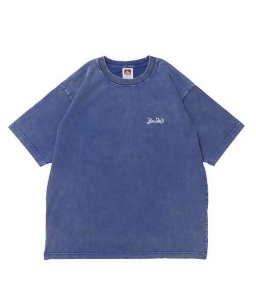 BEN DAVIS(ベンデイビス)の「【BEN DAVIS(ベンデイビス)】TAGGING VNTG TEE(UF) / Tシャツ クルーネック ワンポイント シンプル ユニセックス 加工(Tシャツ/カットソー・メンズ・ブルー/ライトグレー/ブラック・X-LARGE/LARGE/MEDIUM)」の7枚目の写真