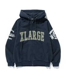 XLARGE（エクストララージ）の「RAGLAN ZIP UP HOODED SWEATSHIRT（パーカー）」