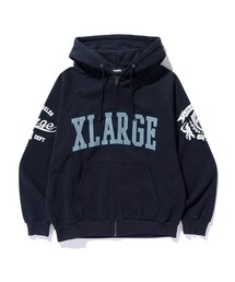 XLARGE（エクストララージ）の「RAGLAN ZIP UP HOODED SWEATSHIRT（パーカー）」
